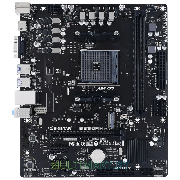 Материнская плата BIOSTAR B550MH Ver. 6.0